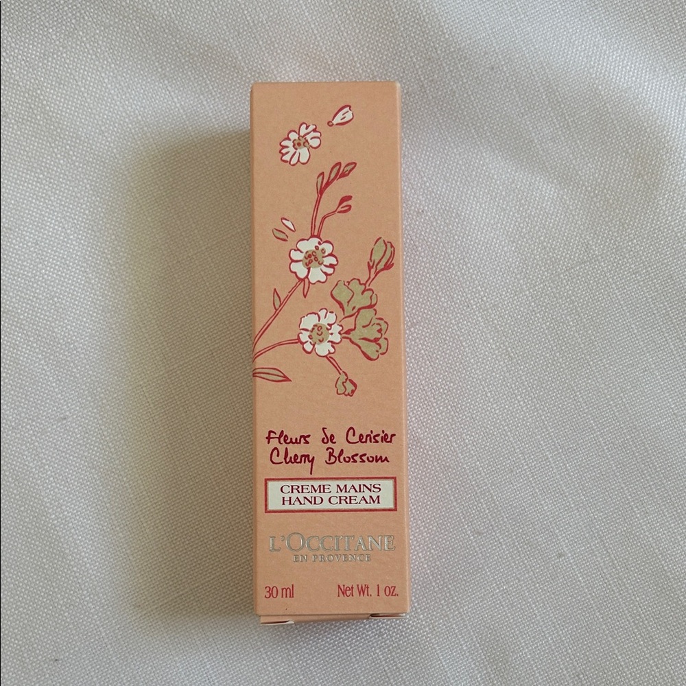 L'OCCITANE Cherry Blossom Hand Cream in Peach Box